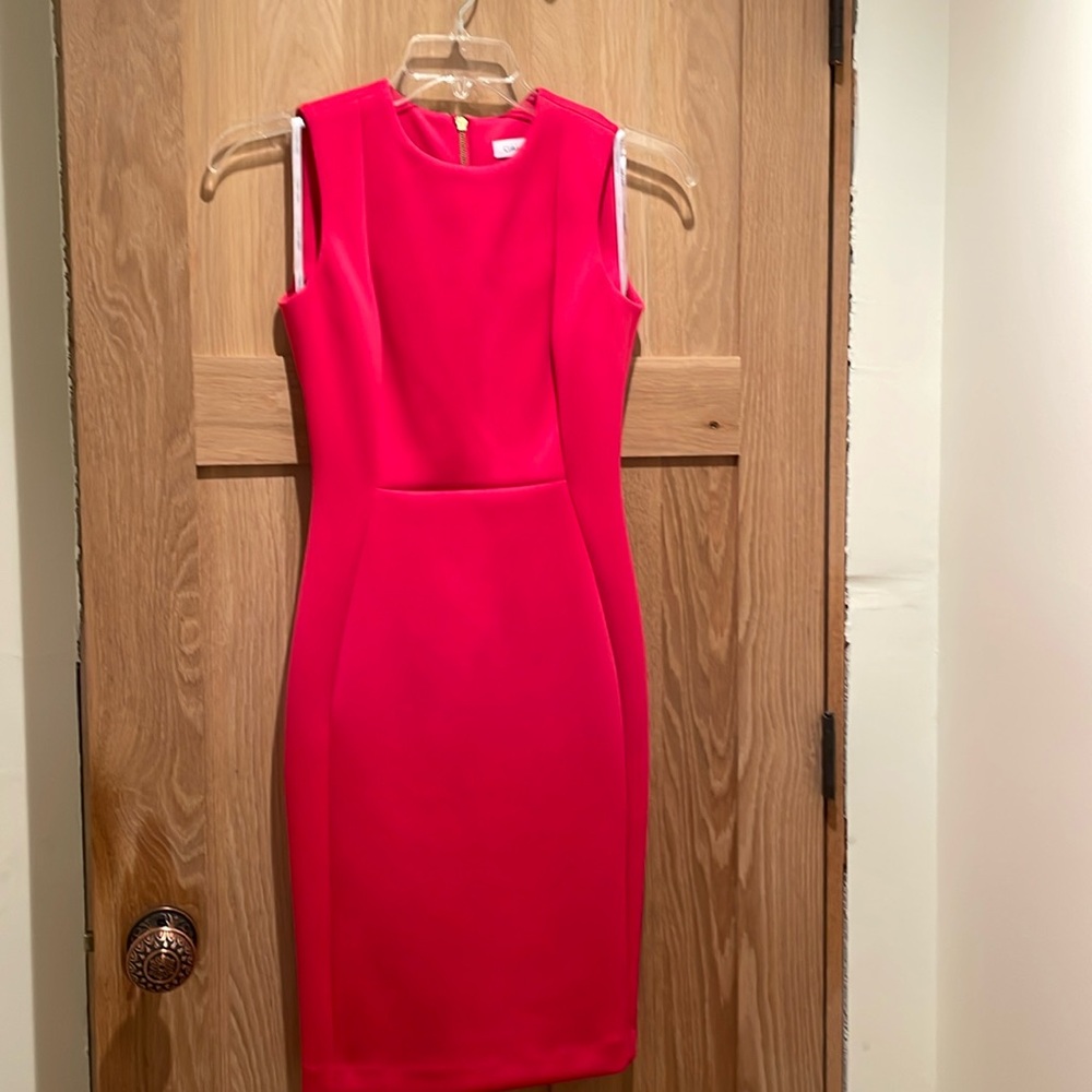 Calvin Klein Pink Sleeveless Dress